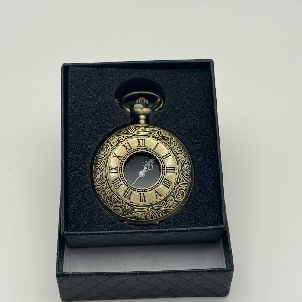 Antique-Style Gold Pocket Watch